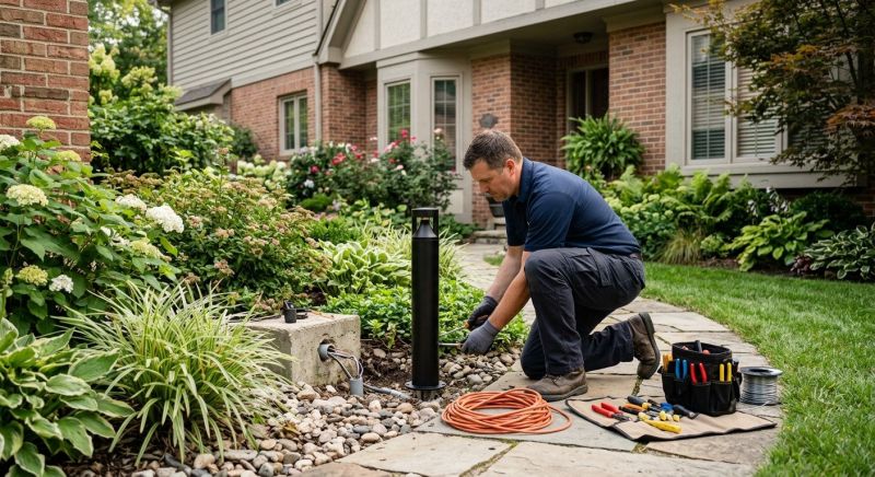 Yard Lights Installation in Kansas City, KS